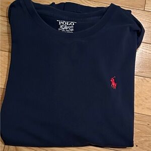 Men’s Polo Ralph Lauren Navy Blue T-Shirt size medium